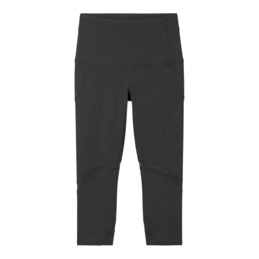 LULULEMON ATHLETICA Wunder Under Crop 21' Hi-Rise (Shine On) Size 4